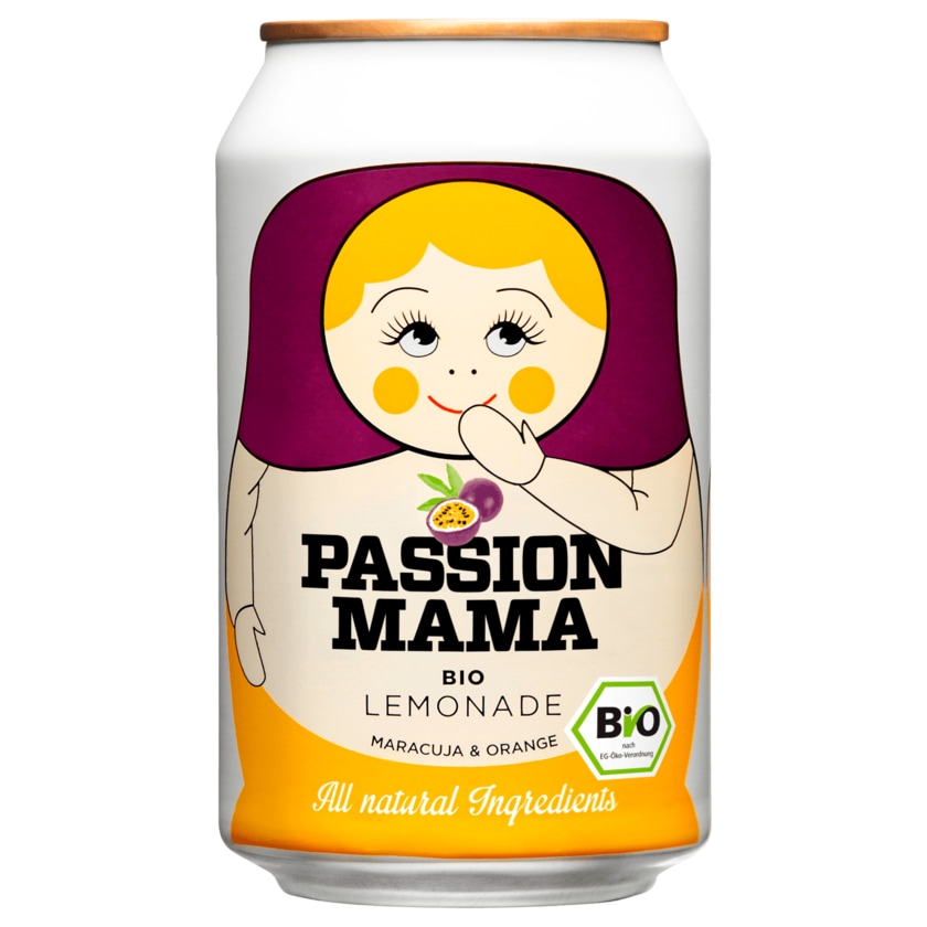 Passion Mama Bio Limonade Maracuja & Orange 0,33l